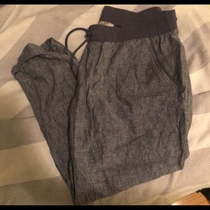 athleta bali linen ankle pant